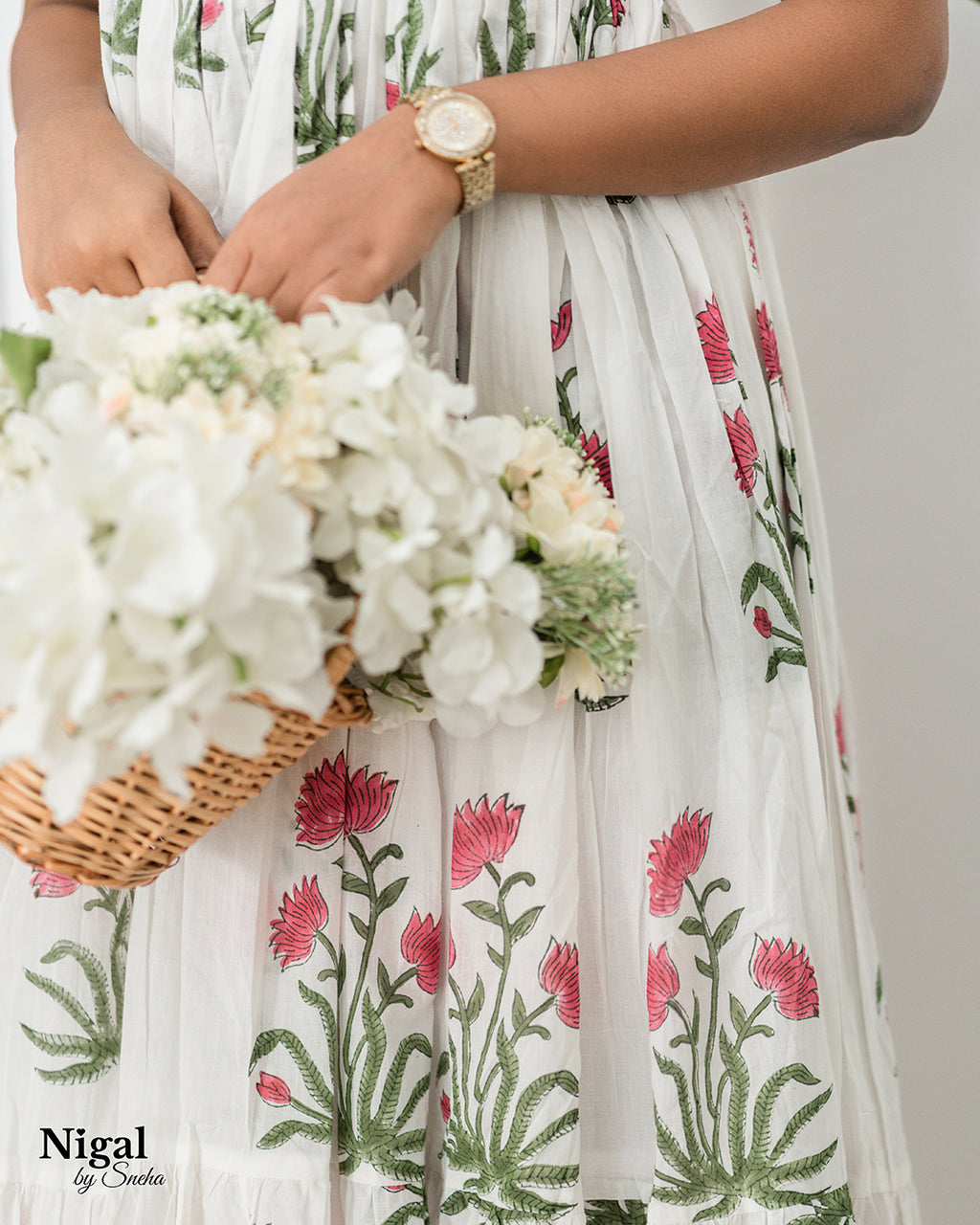 White Bloom Maxi