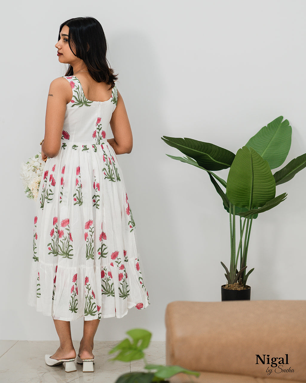 White Bloom Maxi