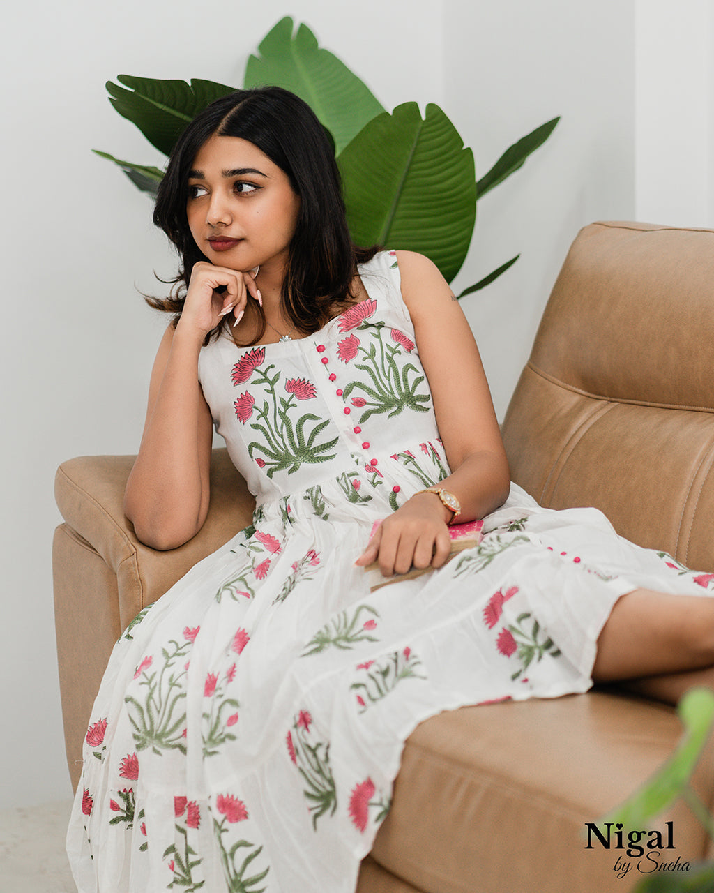 White Bloom Maxi